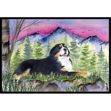 Carolines Treasures Bernese Mountain Dog Doormat - 24 x 36 in. CA72272